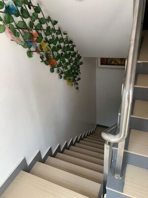 Staircase in 1 RK Builder Floor at Gomti Nagar – for Rent