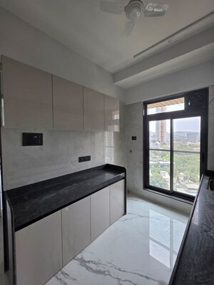 Kitchen in 2 BHK Apartment at H Rishabraj Serenity Decks, Goregaon East – for Rent