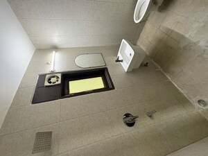 Bathroom in 4 BHK Builder Floor at Jasola – for Rent