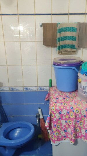 Bathroom in 2 BHK Apartment at Raj Rudram Apartments, Goregaon East – for Rent
