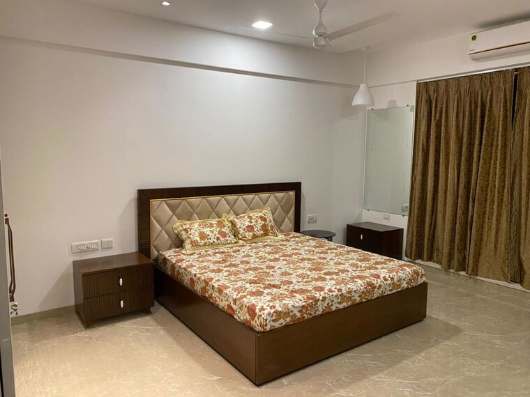 Bedroom, raj-grandeur 4 Bedroom 1600 Sq.Ft. Apartment In Powai Mumbai 10240947
