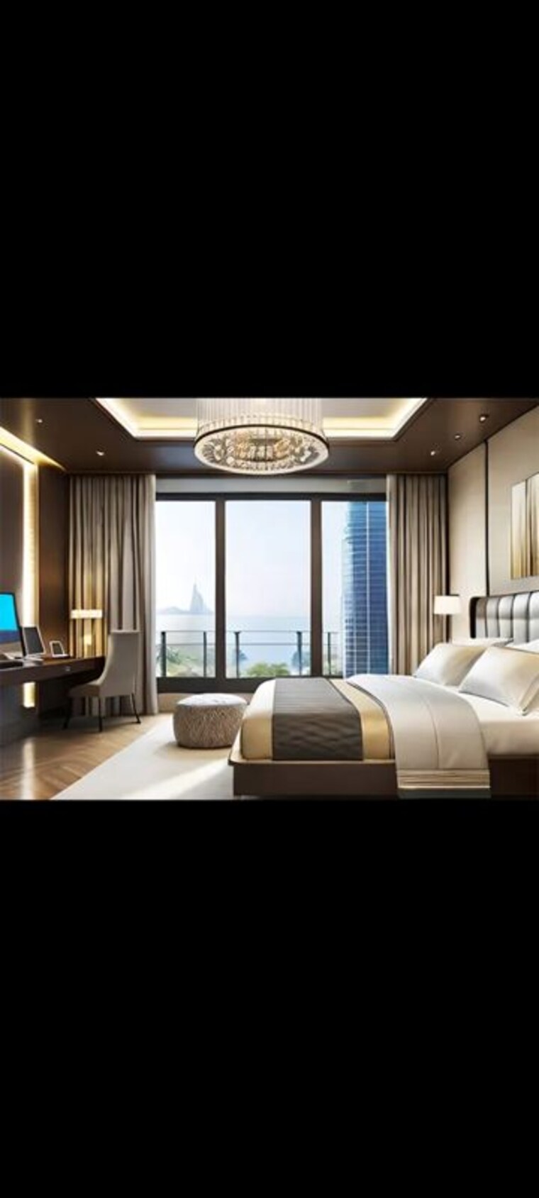 Bedroom, hatdia-ison-height 2 Bedroom 1000 Sq.Ft. Apartment In Lower Parel Mumbai 10241357