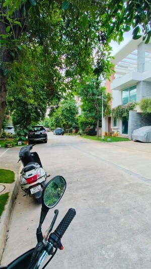 Parking in 4 BHK Apartment at Babukhan Lakefront, Kokapet – for Rent