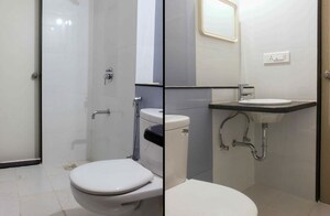 Bathroom in 1 BHK Apartment at Paranjape Blue Ridge, Hinjewadi – for Rent
