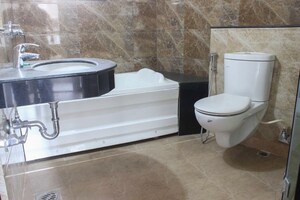 Bathroom in 1 BHK Apartment at Paranjape Blue Ridge, Hinjewadi – for Rent