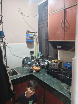 Kitchen in 1 BHK Builder Floor at Hindon Vihar, Sector 49 – for Sale