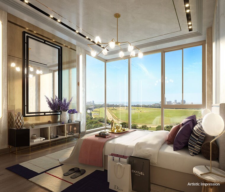 Master Bedroom, piramal-mahalaxmi 3 Bedroom 1152 Sq.Ft. Apartment In Mahalaxmi Mumbai 10241829