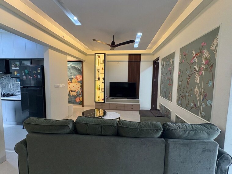 Living Room, mana-capitol 3 Bedroom 1455 Sq.Ft. Apartment In Sarjapur Road Bangalore 10241895
