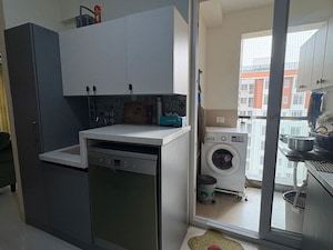 Kitchen in 3 BHK Apartment at Mana Capitol, Sarjapur Road – for Rent