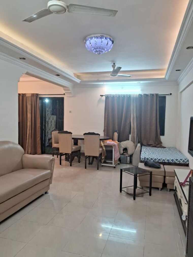 Living Room, flower-valley-apartment 3 Bedroom 1500 Sq.Ft. Apartment In Wanowrie Pune 10242103