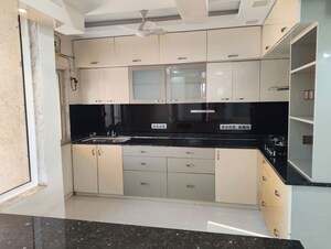 Kitchen in 3 BHK Apartment at Hiranandani Gardens Birchwood, Powai – for Rent
