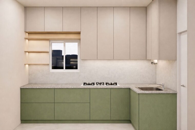 Kitchen, aparna-zenon 3 Bedroom 1829 Sq.Ft. Apartment In Puppalaguda Hyderabad 10242193