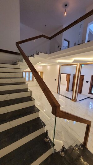 Staircase in 5 BHK Independent House at Marathakkara – for Sale