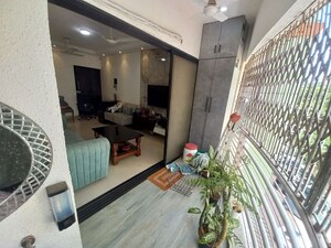 Balcony in 2 BHK Apartment at Chheda Arena III, Mira Road – for Rent