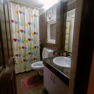 Bathroom in 3 BHK Apartment at Radhey Krishna Casa Green I, Sector 16 Greater Noida – for Rent