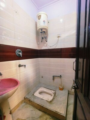 Bathroom in 2 BHK Builder Floor at Mansa Ram Park – for Rent
