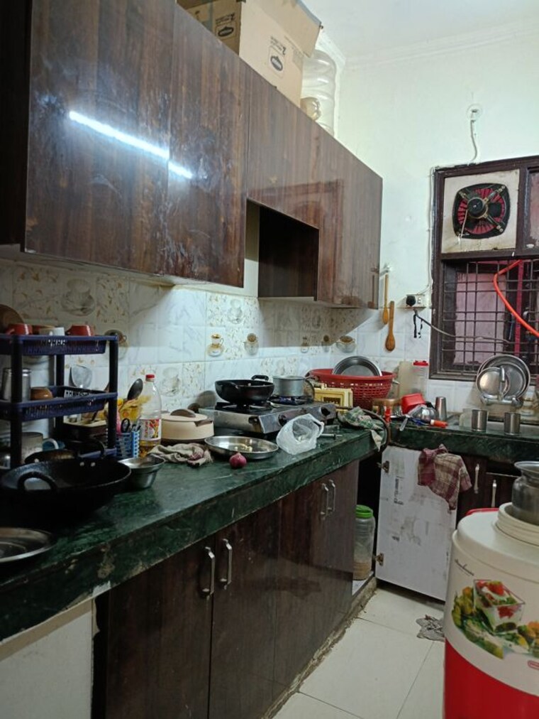 Kitchen, laxman vihar 2 Bedroom 650 Sq.Ft. Builder Floor In Laxman Vihar Gurgaon 10242475