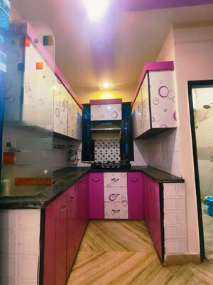 Kitchen in 3 BHK Builder Floor at Mansa Ram Park – for Rent