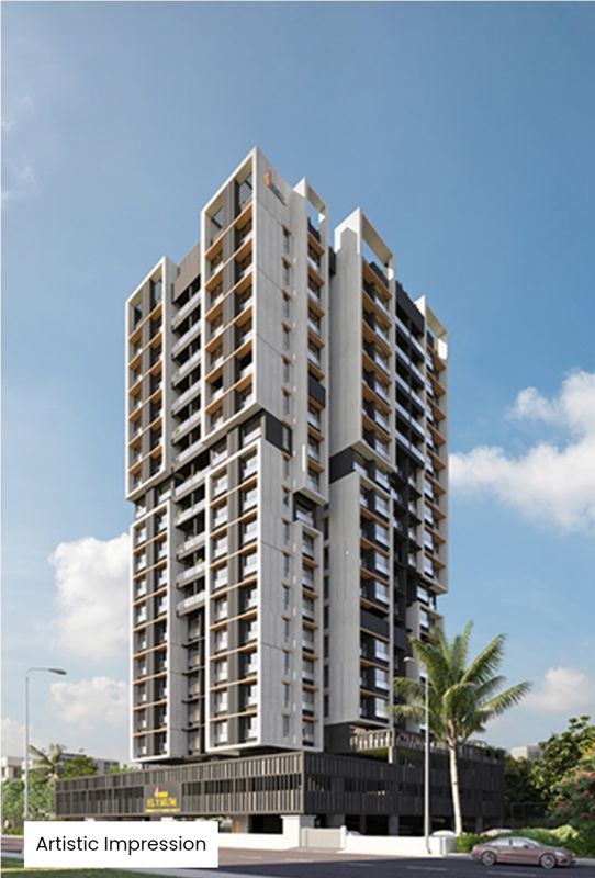 3 BHK + Pooja Room,Servant Room,Study Room Apartment For Sale in Disha Elysium