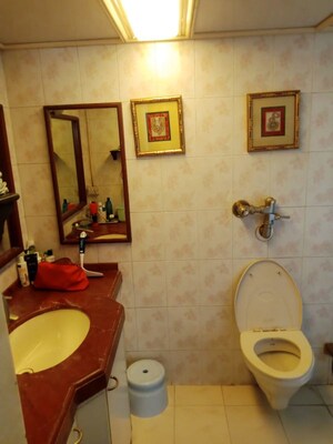 Bathroom in 2 BHK Apartment at Landmark Building Bandra West, Bandra West – for Rent