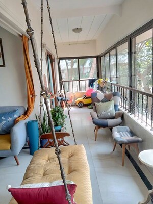 Living Room in 2 BHK Apartment at Landmark Building Bandra West, Bandra West – for Rent