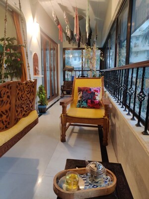 Balcony in 2 BHK Apartment at Landmark Building Bandra West, Bandra West – for Rent