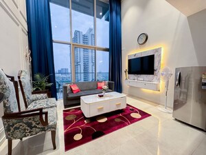 Living Room in 1 BHK Apartment at M3M Sky Lofts, Sector 71 – for Rent