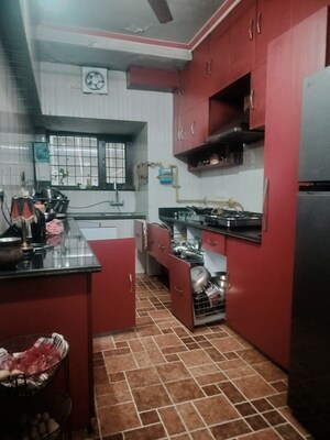 Kitchen in 3 BHK Apartment at Vasant Kunj – for Rent