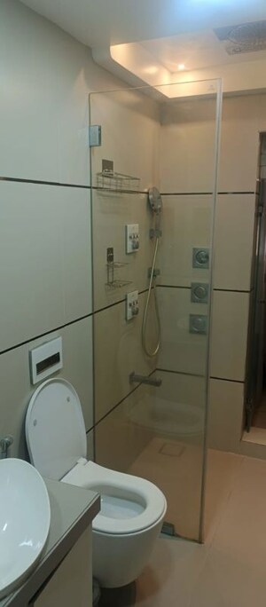 Bathroom in 3 BHK Apartment at K Raheja Corp Vistas Mumbai, Chandivali – for Rent