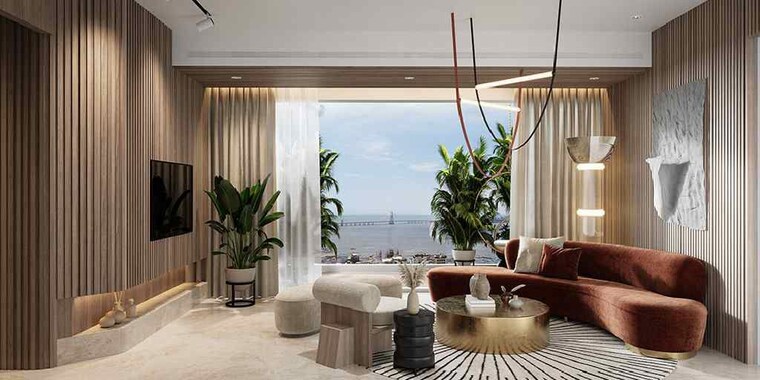 Living Room, dadar west 3 Bedroom 1700 Sq.Ft. Apartment In Dadar West Mumbai 10242798
