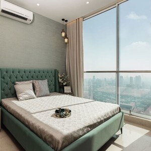 Bedroom in 2.5 BHK Apartment at Marathon Monte South, Byculla West – for Sale