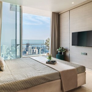 Bedroom in 2.5 BHK Apartment at Marathon Monte South, Byculla West – for Sale