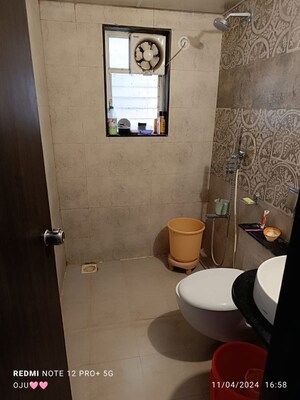 Bathroom in  Apartment at GK Shiv Sai Vishwa, Pimple Saudagar – for Rent