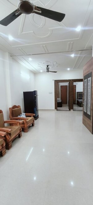 Living Room in 2 BHK Builder Floor at AWHO Apartments, Sector 22 – for Rent