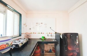 Kitchen in 1 BHK Apartment at Shree Bhagwati Shilp, Punawale – for Rent