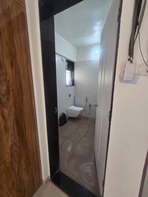 Bathroom in 3 BHK Apartment at Shree Krushna Park, Kharadi – for Rent