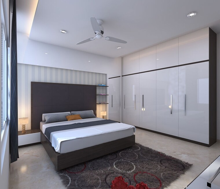 Bedroom, atulyam-trident 3 Bedroom 2425 Sq.Ft. Apartment In Kollur Hyderabad 10243102