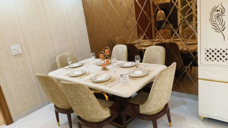 Dining area, kst-whispering-heights 3 Bedroom 1540 Sq.Ft. Apartment In Sector 88 Faridabad 10243099