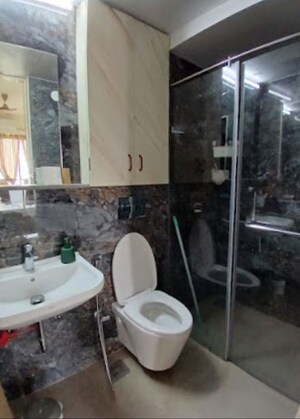 Bathroom in 2 BHK Apartment at Dosti Ambrosia, Wadala East – for Rent