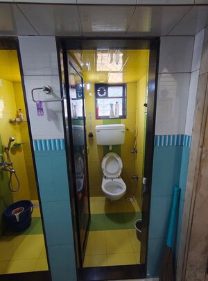 Bathroom in 1 BHK Apartment at Ghatkopar East – for Rent