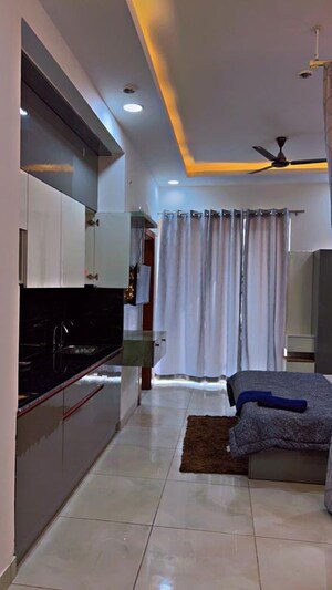 Living Room in 1 RK Apartment at Supertech North Eye, Sector 74 – for Rent