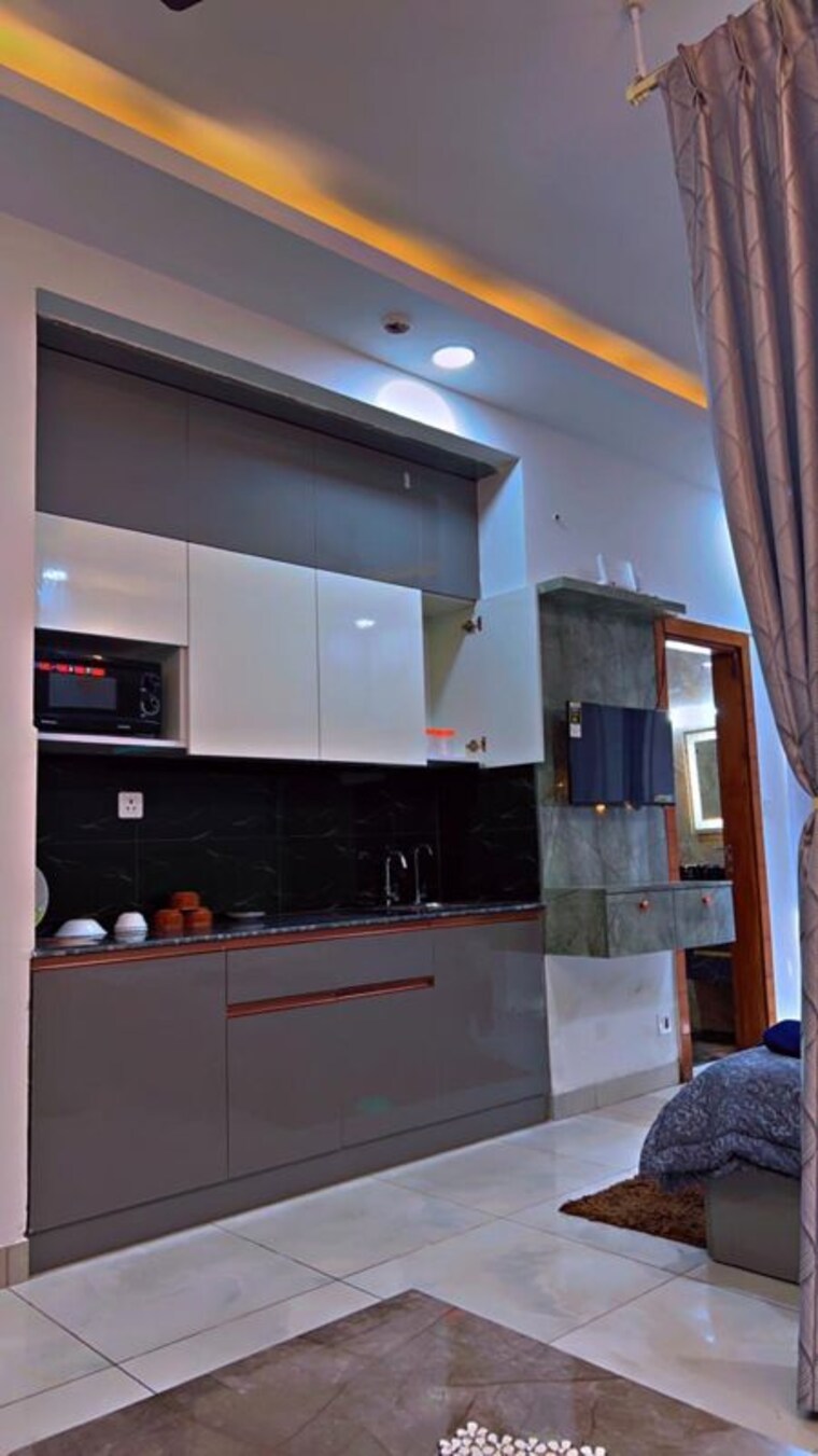 Kitchen, supertech-north-eye 1 RK 565 Sq.Ft. Apartment In Sector 74 Noida 10243435