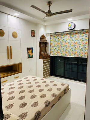 Bedroom in 3 BHK Apartment at Arkade Art, Mira Road – for Rent