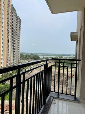 Balcony in 4 BHK Apartment at Ideal Aquaview, Mahish Bathan – for Rent