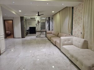 Living Room in 3 BHK Apartment at The Valencia, Banjara Hills – for Rent
