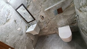 Bathroom in 3 BHK Builder Floor at Malviya Nagar – for Rent