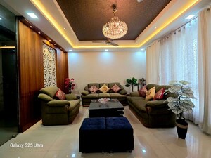 Living Room in 3.5 BHK Apartment at Rohtas Presidential Tower, Vibhuti Khand – for Rent