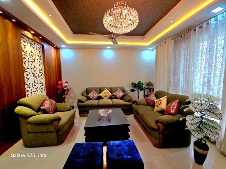 Living Room, rohtas-presidential-tower 3.5 Bedroom 2300 Sq.Ft. Apartment In Vibhuti Khand Lucknow 10243910