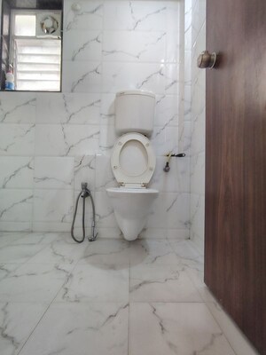 Bathroom in 2 BHK Apartment at Punawale – for Rent
