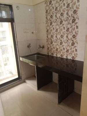 Kitchen in 1 BHK Apartment at Shree Krishna Heights Juchandra, Naigaon East – for Rent